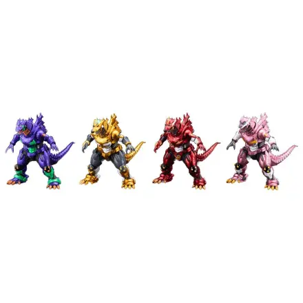 Godzilla x Evangelion Gekizou Series Sošky 4-Pack Type-3 Kiryu Eva colour Ver. Metallic color Limited Ver. 9 cm fotografii produktu