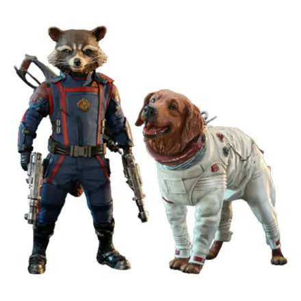 Guardians of the Galaxy Vol. 3 Movie Masterpiece Akční Figurky 1/6 Rocket & Cosmo 16 cm termékfotója