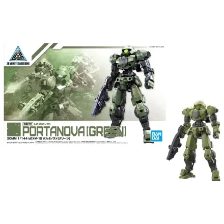 Gundam 30MM 1/144 bEXM-15 Portanova zelená modelová stavebnice fotografii produktu