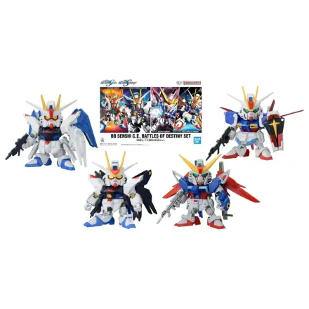 GUNDAM BB Senshi CE Battle of Destiny Set modelová stavebnice fotografii produktu