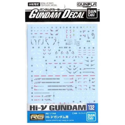 Gundam Decal 132 RG 1/144 Hi-v Gundam Model Kit fotografii produktu