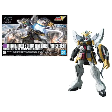GUNDAM HG 1/144 XXXG-01SR Gundam Sandrock & Breaker MPCS Model Kit fotografii produktu