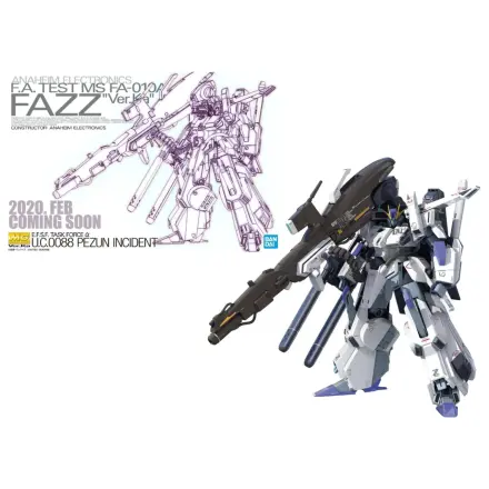 Gundam MG 1/100 FAZZ Ver.Ka FA-010 Model Kit fotografii produktu