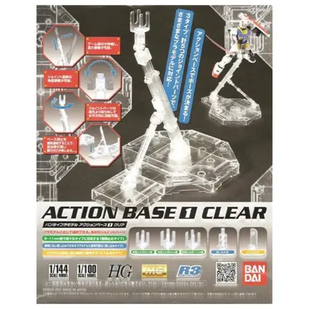 GUNDAM Model Kit AKČNÍ ZÁKLADNA 1 PRŮHLEDNÁ fotografii produktu