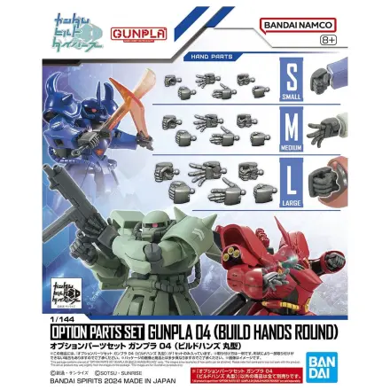 GUNDAM doplňkové díly set Gunpla 4 (Build Hands Round) modelová sada fotografii produktu