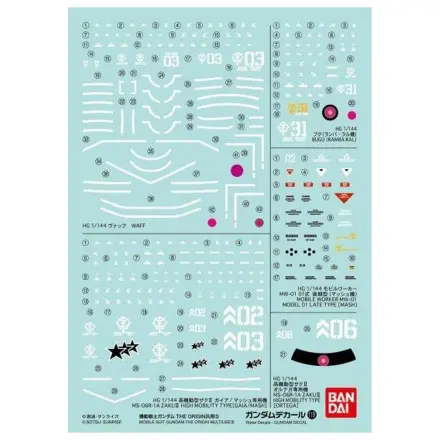 GUNDAM RG 1/144 Obtisk 119 The Origin Model Kit fotografii produktu