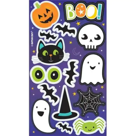 Halloween Nálepka 4 listy fotografii produktu