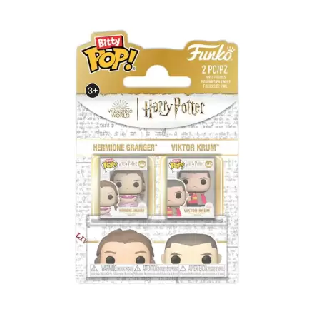 Harry Potter Bitty Funko POP! Vinylová figurka 2-balení Hermione & Krum fotografii produktu