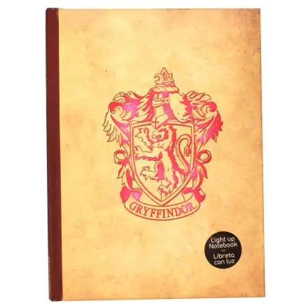 Harry Potter Gryffindor notebook se světlem fotografii produktu