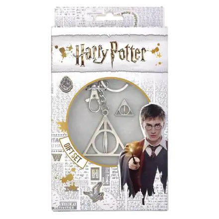 Harry Potter Deathly Hallows sada klíčenky a odznaku fotografii produktu
