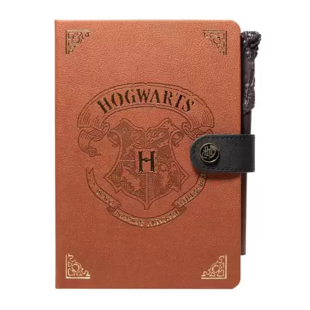 Harry Potter Hogwart A5 prémiový zápisník + propiska s motivem hůlky termékfotója