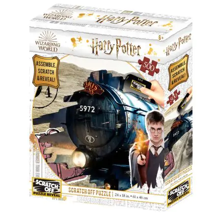 Harry Potter Hogwarts Express Scratch Off puzzle 500 dílků fotografii produktu