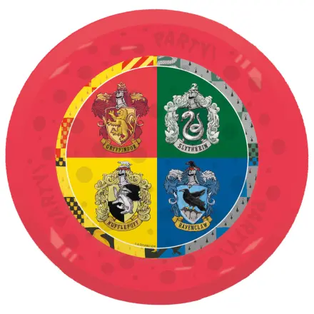 Harry Potter Bradavické domy micro prémiové plastové ploché talíře sada 4 kusů 21 cm fotografii produktu