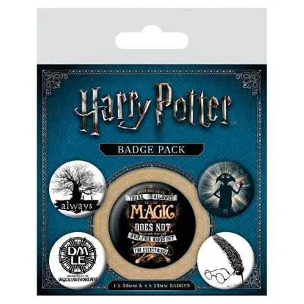 Harry Potter Pin-Back Buttons 5-Pack Symbols fotografii produktu