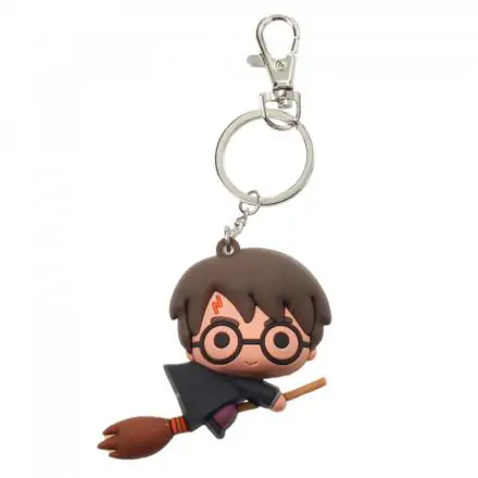 Harry Potter Gumová klíčenka Harry Potter & Broom Nimbus 7 cm fotografii produktu