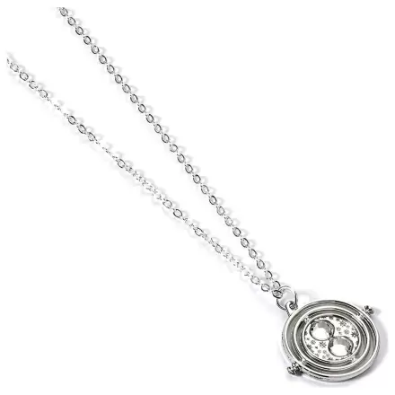 Harry Potter Náhrdelník s přívěskem Time Turner (stříbrný tón) fotografii produktu