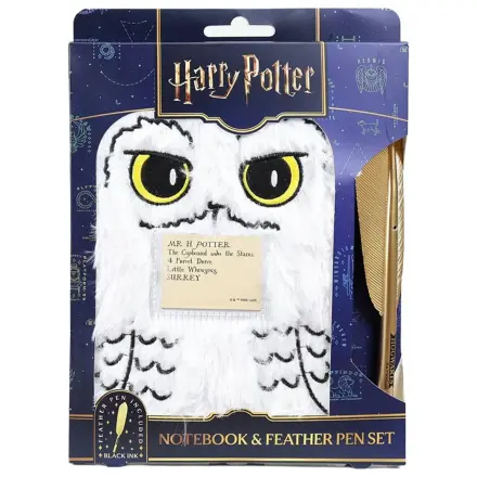 Harry Potter Plyšová Sada sešitu s Perem Hedwig Magical Locations fotografii produktu