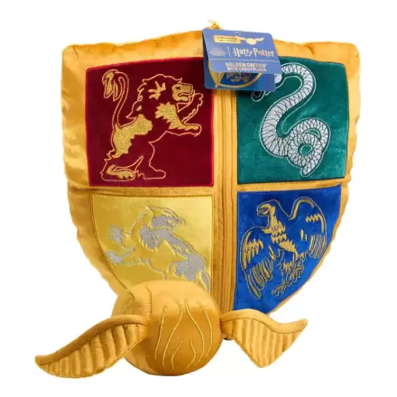 Harry Potter Polštář s plyšovou figurkou Quidditch Crest & Golden Snitch termékfotója