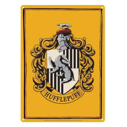 Harry Potter plechová cedule Hufflepuff 21 x 15 cm fotografii produktu