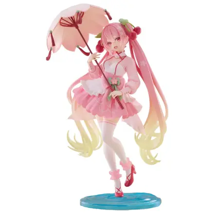 Hatsune Miku AMP PVC Socha Newley Written Sakura Miku Sakura Dress Ver. 21 cm fotografii produktu