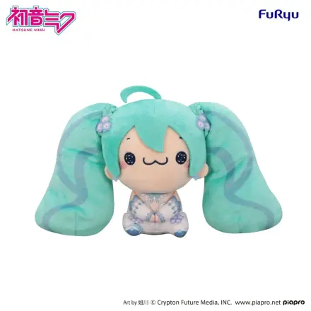 Hatsune Miku Mochipico plyšová figurka Nemophila A 15 cm fotografii produktu