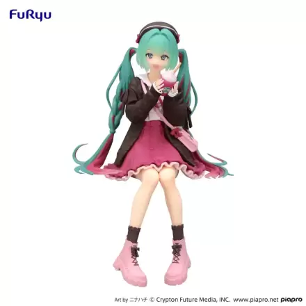 Hatsune Miku Noodle Stopper PVC Soška Podzimní Rande Růžová Barva Verze 14 cm fotografii produktu