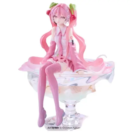 Hatsune Miku Noodle Stopper PVC figurka Sakura Miku 2026 Smile Ver. 14 cm fotografii produktu