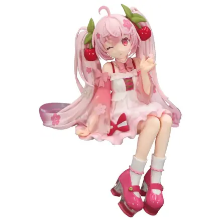 Hatsune Miku Zarážka na nudle PVC Socha Sakura Miku 2025 Wink Ver. 14 cm fotografii produktu
