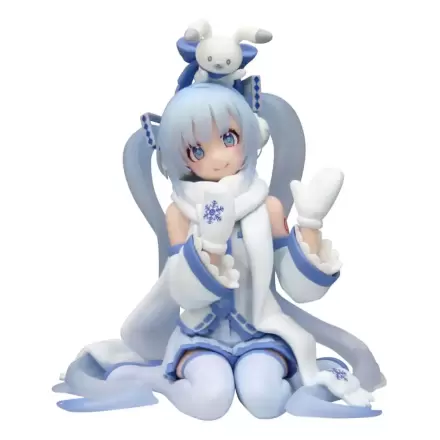 Hatsune Miku Zátka na nudle PVC soška Snow Miku Sky Town 10. verze 15 cm fotografii produktu