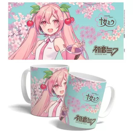 Hatsune Miku Hrneček Sakura Miku Třešňový květ 325 ml fotografii produktu