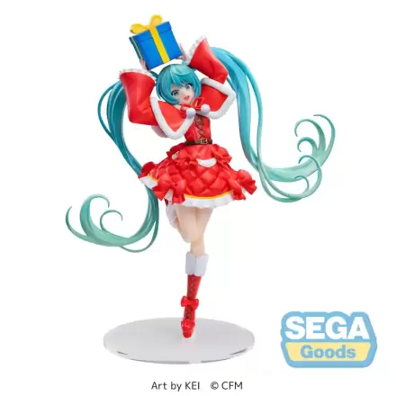 Hatsune Miku Series Luminasta PVC soška Hatsune Miku Christmas 2024 19 cm termékfotója