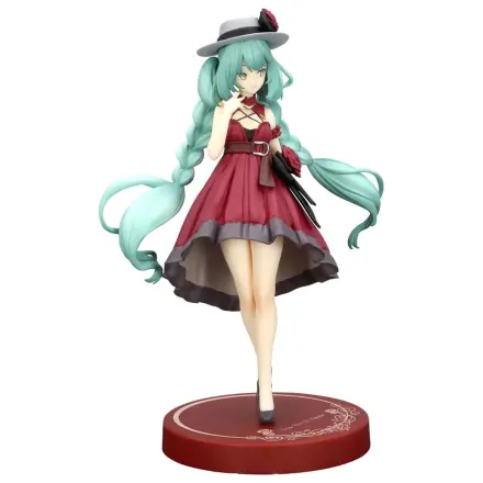 Hatsune Miku Trio-Try-iT PVC soška Hatsune Miku Outing Dress Red Color Ver. 19 cm fotografii produktu