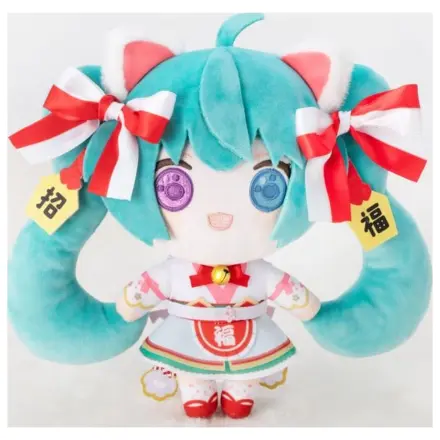 Hatsune Miku x Maneki-Neko White Cat Plyšák 22 cm fotografii produktu