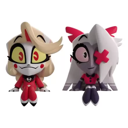 Hazbin Hotel Vinyl Figures Charlie & Vaggie Monitor Buddiez vinylové figurky fotografii produktu