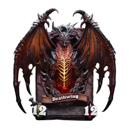 Hearthstone 3D umělecký rám soška Deathwing 34 cm fotografii produktu