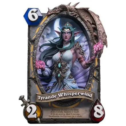 Hearthstone 3D Art Frame Socha Tyrande Whisperwind 31 cm fotografii produktu