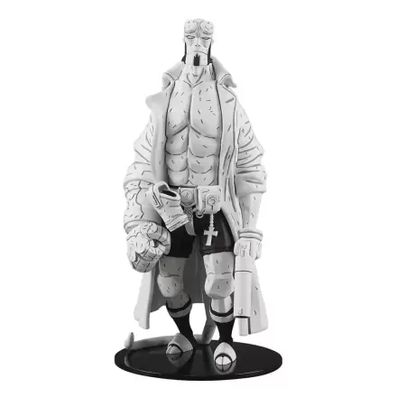Hellboy Vinylová socha 30. výročí B&W Variant Previews Exclusive 32 cm fotografii produktu