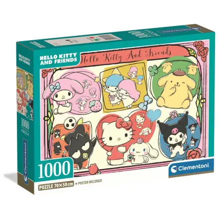 Hello Kitty 2 puzzle 1000 dílků fotografii produktu