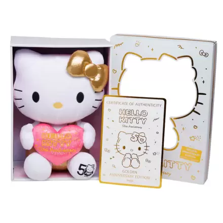 Plyšová hračka Hello Kitty k 50. výročí 30 cm fotografii produktu