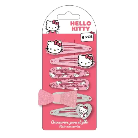 Hello Kitty Set 6 sponek do vlasů fotografii produktu