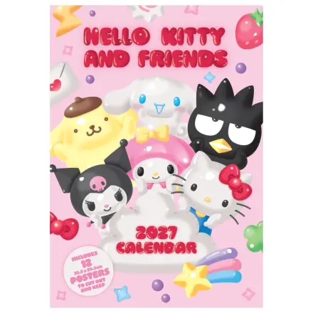 Hello Kitty kalendář A3 plakát 2027 fotografii produktu