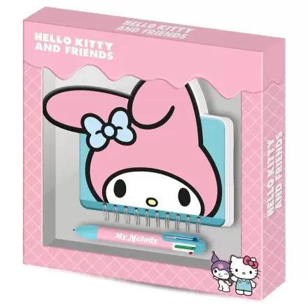 Hello Kitty and Friends My Melody Deník + pero fotografii produktu