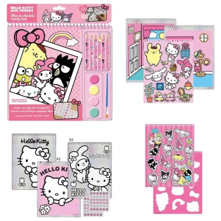 Hello Kitty and Friends omalovánky s aktivitami fotografii produktu