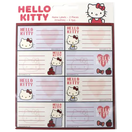 Hello Kitty Apple notebook štítky 16 kusů fotografii produktu