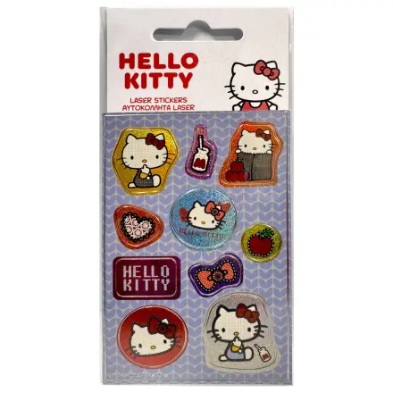 Hello Kitty Apple holografická sada samolepek fotografii produktu