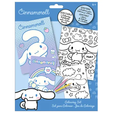 Hello Kitty Cinnamoroll omalovánková sada se samolepkami fotografii produktu
