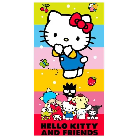 Hello Kitty Cute Friends Ručník 70x140 cm fotografii produktu