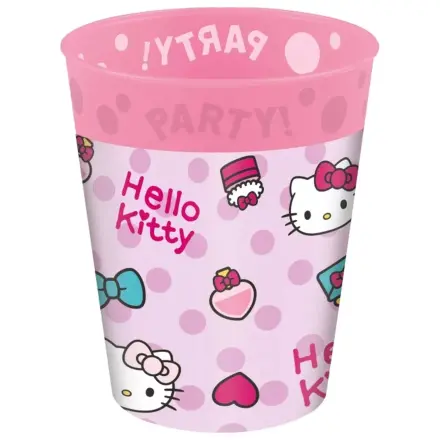 Hello Kitty Fashion mikro prémiové plastové kelímky sada 4 ks, 250 ml fotografii produktu