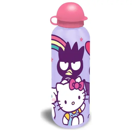 Hello Kitty and Friends Duhová hliníková láhev na vodu s pítkem 500 ml fotografii produktu