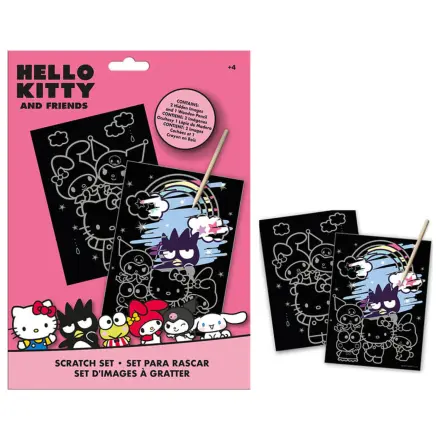 Hello Kitty Friends stírací obrázek sada na škrábání fotografii produktu